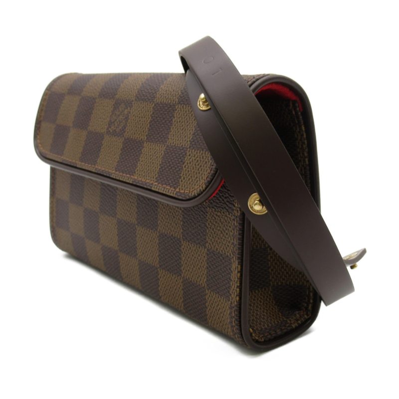 LOUIS VUITTON Pochette Florentine Brown Damier PVC coated canvas N51856 - Image 3