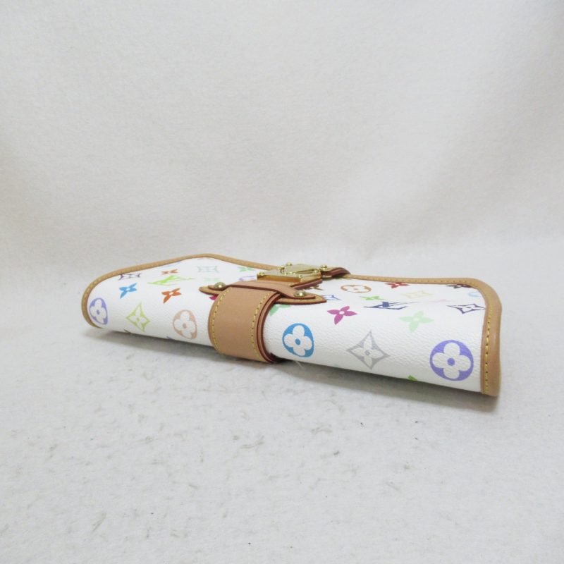 LOUIS VUITTON Shirley handbag Mulch color Blanc Monogram Multicolore PVC coated canvas M40049 - Image 4