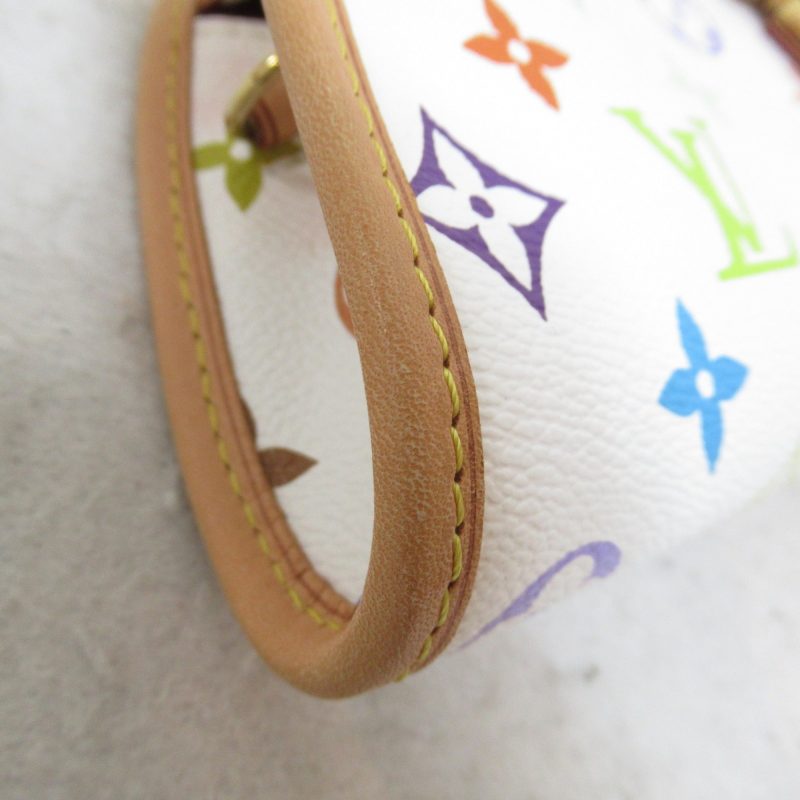 LOUIS VUITTON Shirley handbag Mulch color Blanc Monogram Multicolore PVC coated canvas M40049 - Image 10