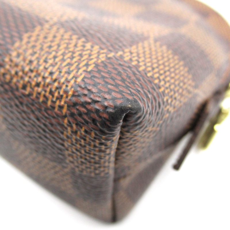 LOUIS VUITTON Pochette Cosmetic PM Brown Damier PVC coated canvas N47516 - Image 10