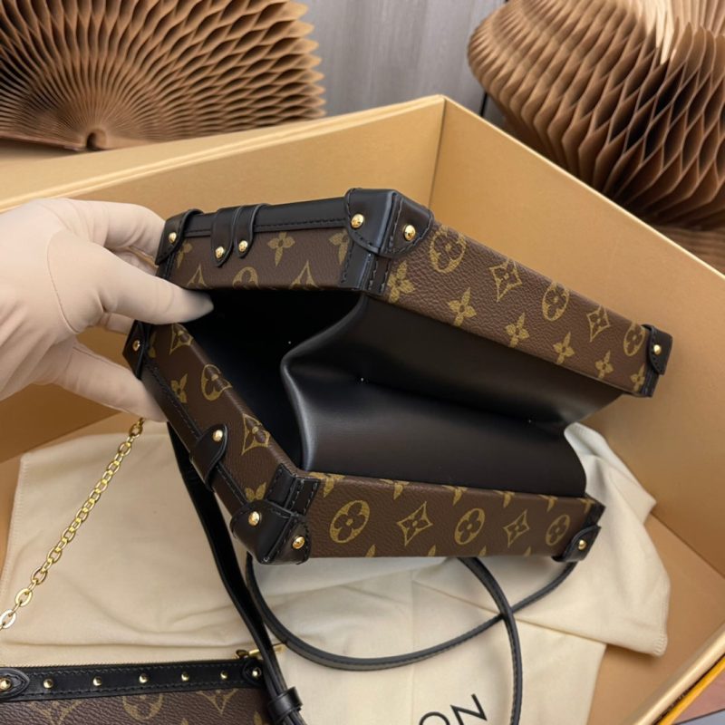 Louis Vuitton LV Unisex Petite Malle V. Monogram Coated Canvas S-Lock - Image 9