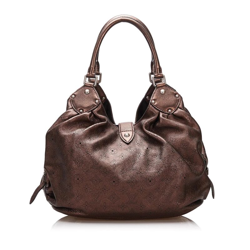 LOUIS VUITTON MONOGRAM MAHINA SHOULDER BAG - Image 9